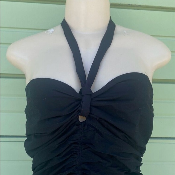 BNWT Drapped Mini Black Dress by ZARA - Picture 6 of 9